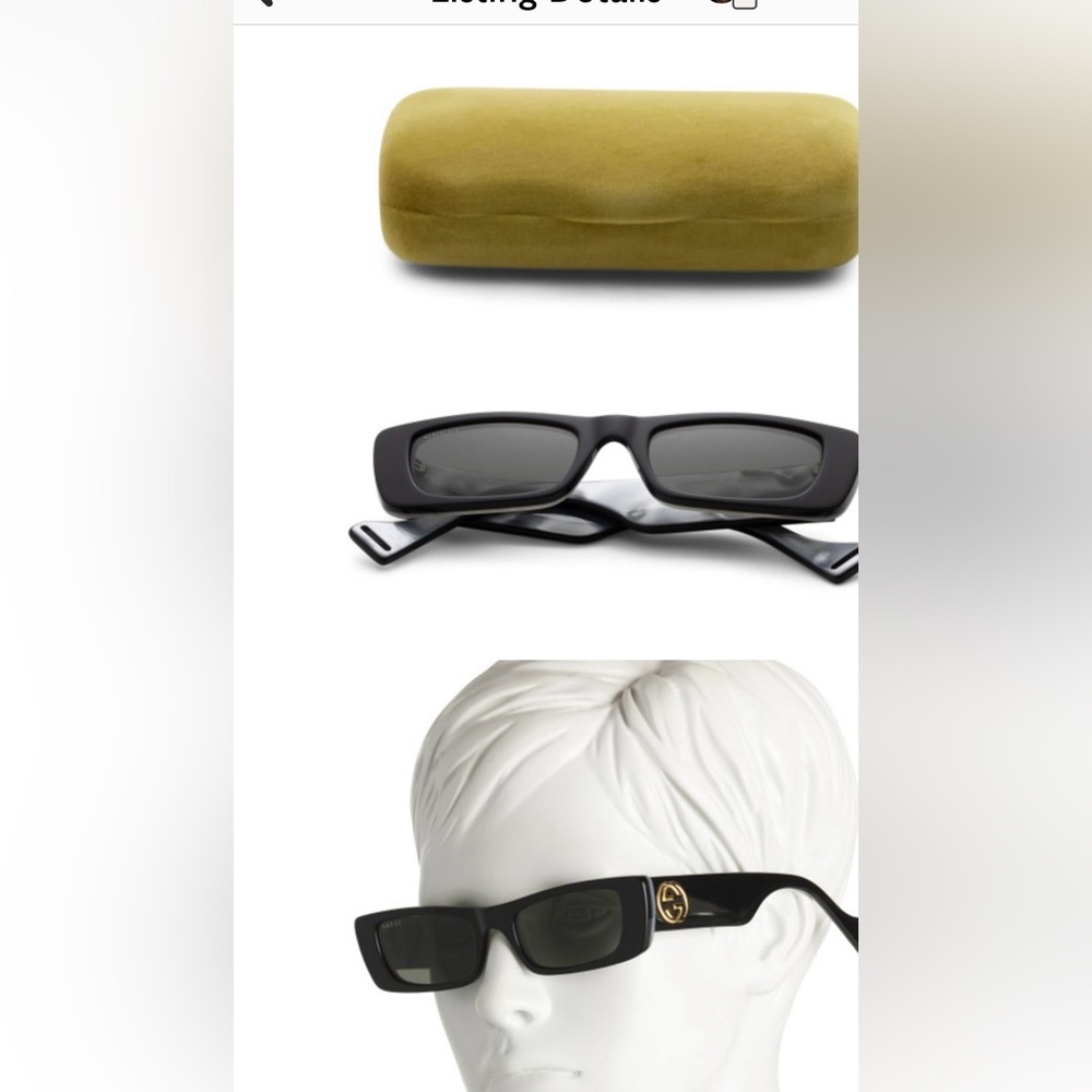 52mm Gucci sunglasses.